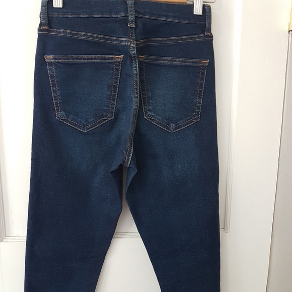 TOPSHOP Jamie High Waist Skinny Jeans High Rise Mid Wash 26 x 32 - Picture 7 of 12